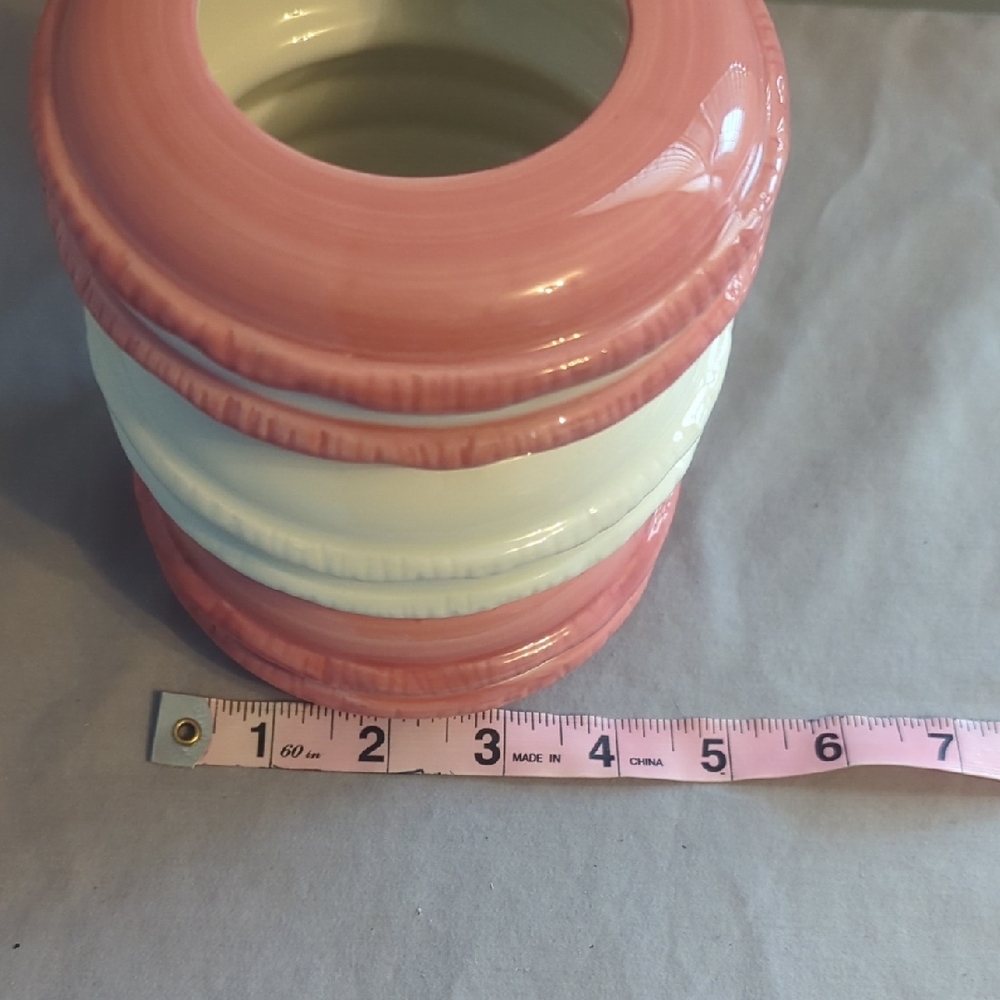 Macaron Ceramic Vase Or Decor Piece - Picture 4 of 5